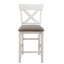 Chaise d'appoint rembourrée en laine Danian-1716910913