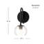 Applique murale 1 lumière Belford Plug & Play de style transitionnel et moderne - 11 pouces de hauteur et 5 pouces de largeur-107377561