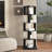 -degree Rotating Bookshelf Particle Board Modern Design For Living Room