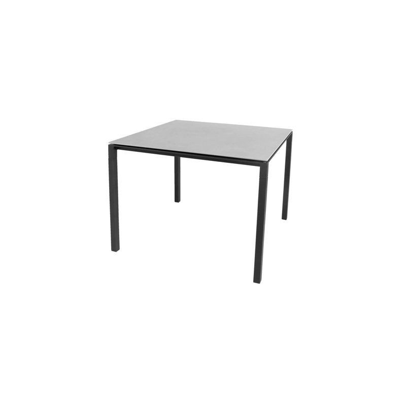 Outdoor Dining Table, Lava Gray, Concrete Gray