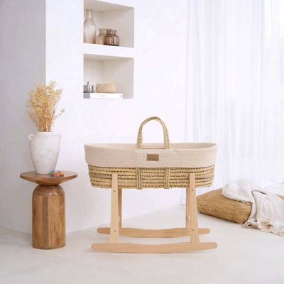 Thorith Moses Basket with Bedding with Mattress