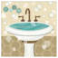 «Bathroom Bubbles I» par Véronique Charron-100672628