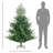 Ft Artificial Christmas Tree Holiday Décor With  Branches, Auto Open, Steel Base, Wide Shape, Easy-To-Shape Branches-1059271892