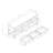 Nandhini 60'' W One-Piece Storage Credenza TV Stand with Three Open Shelves and Three Drawers