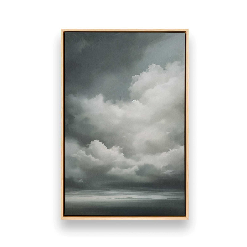 Sombre skydance I, reproduction sur toile, Érable américain encadré, H 18,75 po x l 12,75 po x P 1,75 po