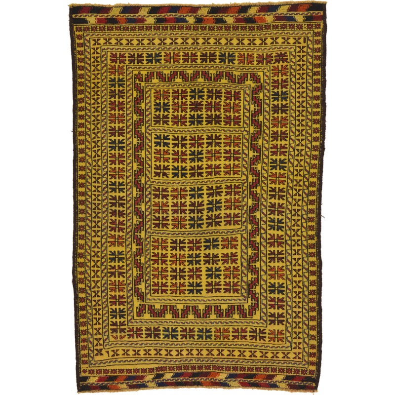 Warminster One-of-a-Kind 4' X 6'2" New Age Wool Area Rug in