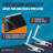 JOOLA Snapper Professional Table Tennis Net and Post Set with Carrying Case - 72" Spring Activated Clamp Ping Pong Net