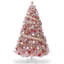 Arbre de Noël 6 pi, arbre de Noël artificiel noir avec support en métal robuste et branches réalistes-1398766497