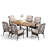Argyri 6 - Person Patio Dining Set with Rectangular Table , Cushions Included