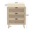 Armoire 3 tiroirs, armoire d'appoint en bois pour chambre à coucher, salon, bureau