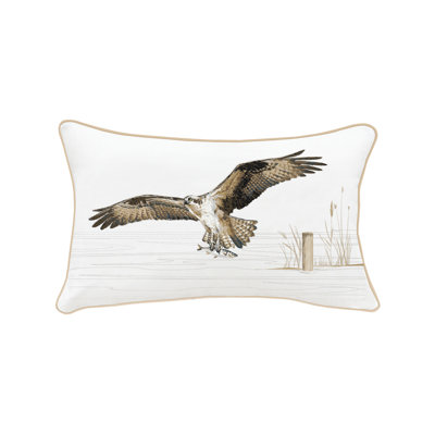 Osprey in Flight Lumbar Pillow