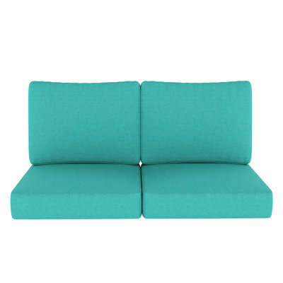 Sunbrella Outdoor Loveseat Seat / Back Cushion by Birch Lane