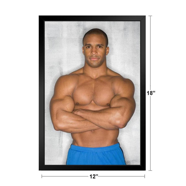 Personalized Bodybuilding Man Wall Art, Fitness Gifts