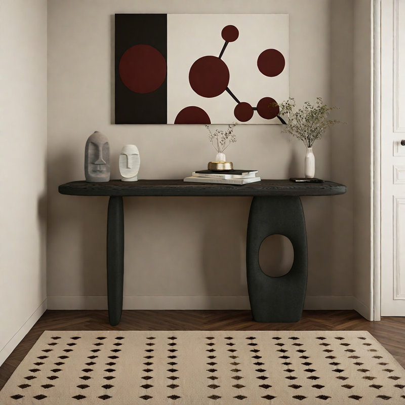 Console Retro Art, H 31,5 po x l 70,87 po x P 13,78 po