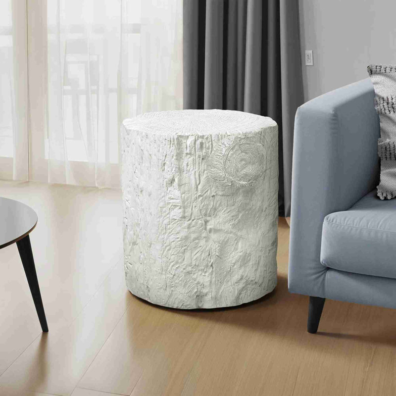 Table d'appoint moderne, Blanc