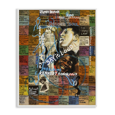 «James Brown Collage», estampe numérique par Sabin