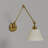 Plug-in/Hardwired Swing Arm Sconce-121281609