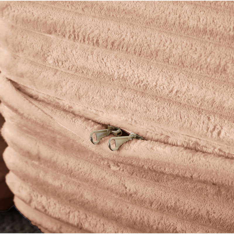 Lit de plancher pliant rose pleine grandeur, velours côtelé doux, rembourré de mousse, 2 coussins, sans assemblage, idéal pour les invités dans les petites pièces
