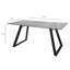 Kymisha Glass Top Metal Base Dining Table-1365800525