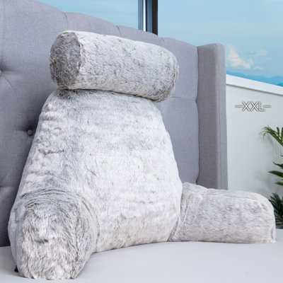 Faux Fur Reversible Throw Pillow