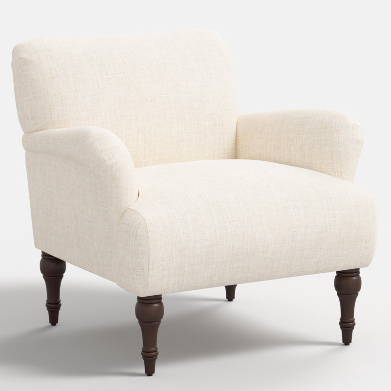 Fauteuil Heylen Elodie, Mélange de polyester ivoire