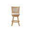 Tabouret de bar pivotant en bois massif-69426708