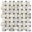 Carreau de mosaïque en marbre 12 po x 12 po Calacatta-79891928