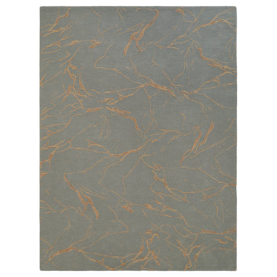Hand-Tufted Abstract Wool Rug