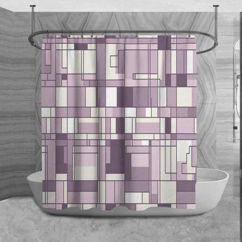 Rideau de douche Kiyanah, H 73 po x l 70 po