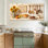  Art mural rétro sur toile de cuisine, décoration murale de cuisine de ferme pour salle à manger, œuvre d'art tendue avec châssis tendue, prête à être suspendue, 16 po x 32 po