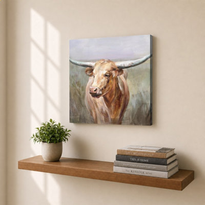«Big Sky Longhorn» par Danhui Nai, impression sur toile