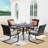 Googins 4 - Person Extendable Four Leg Dining Set-791808287