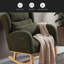 Chaise berçante moderne avec accoudoirs 27,2 po-932583150