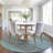 Machine Washable Indoor/Outdoor Xhevrie Teal Rug-625584572