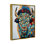 «Abstract Bison Kaleidoscopic Strokes» par Jen Seeley, peinture sur toile à cadre flottant
