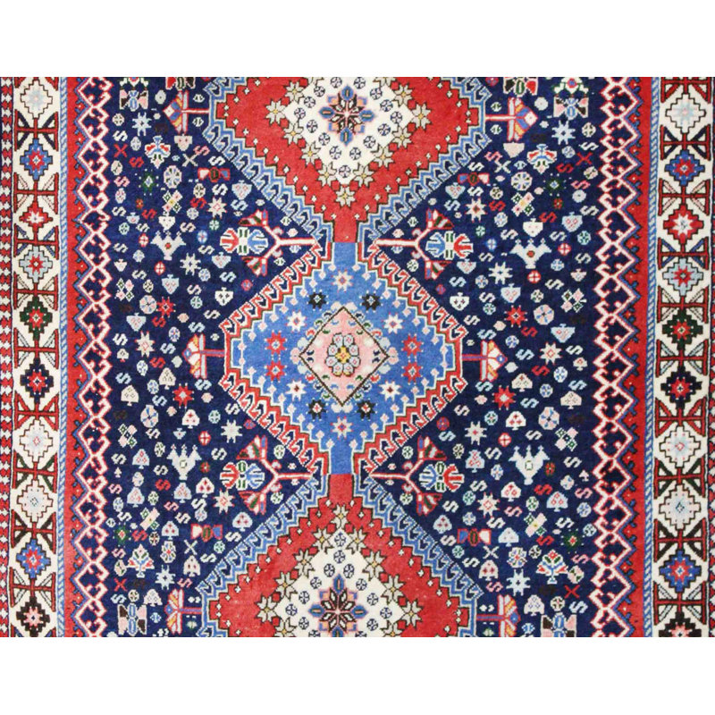 Alsiddiqa Oriental Hand Woven 100cm X 141cm Area Rug