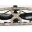 Ventilateur de plafond standard à 3 pales de 7,44 po à DEL avec pièces de contrôle de ventilateur et ensemble d'éclairage inclus Mckinzey