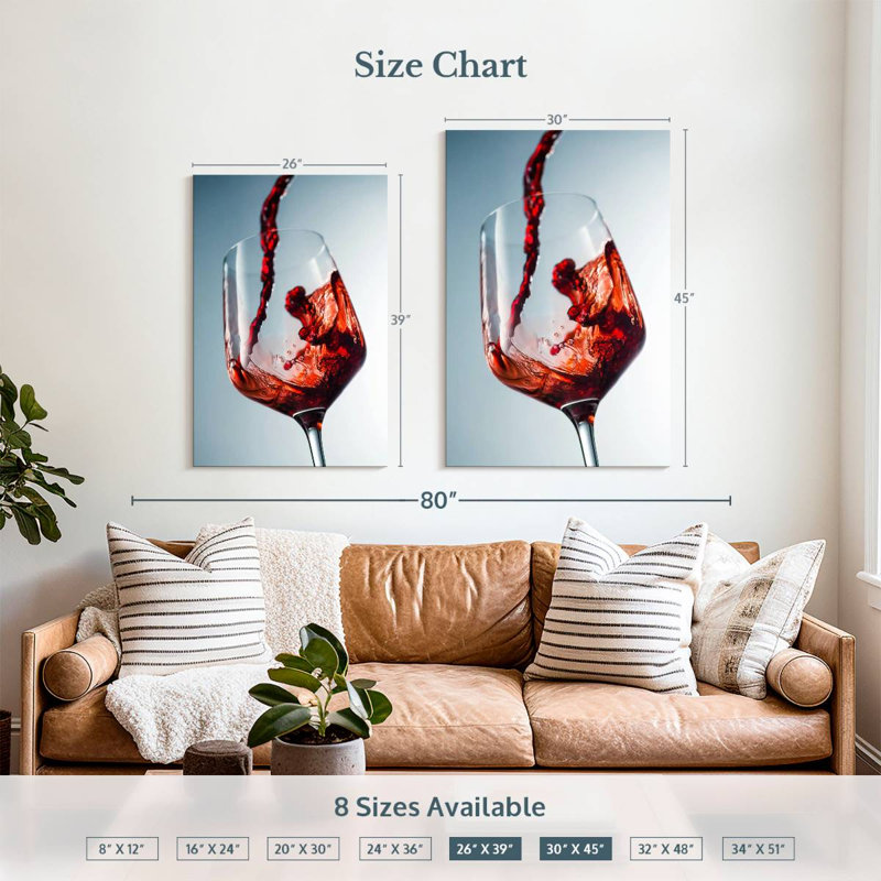 Yarlin Pour The Red Wine, 39" H x 26" W