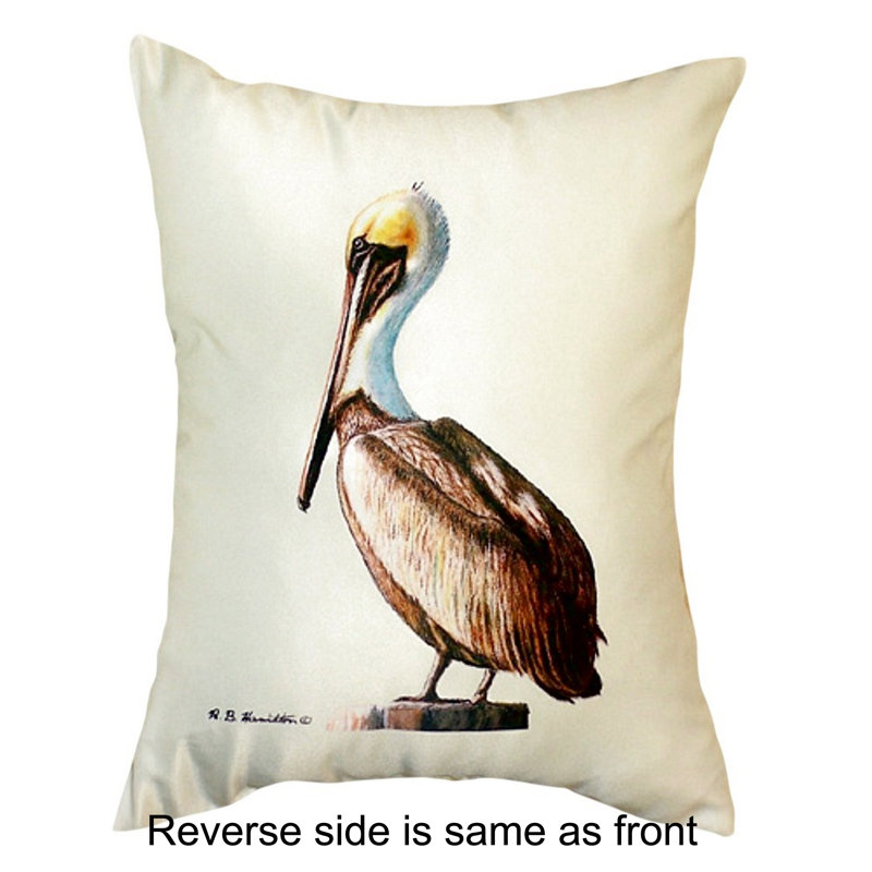  Coussin intérieur / extérieur Pelican, Blanc