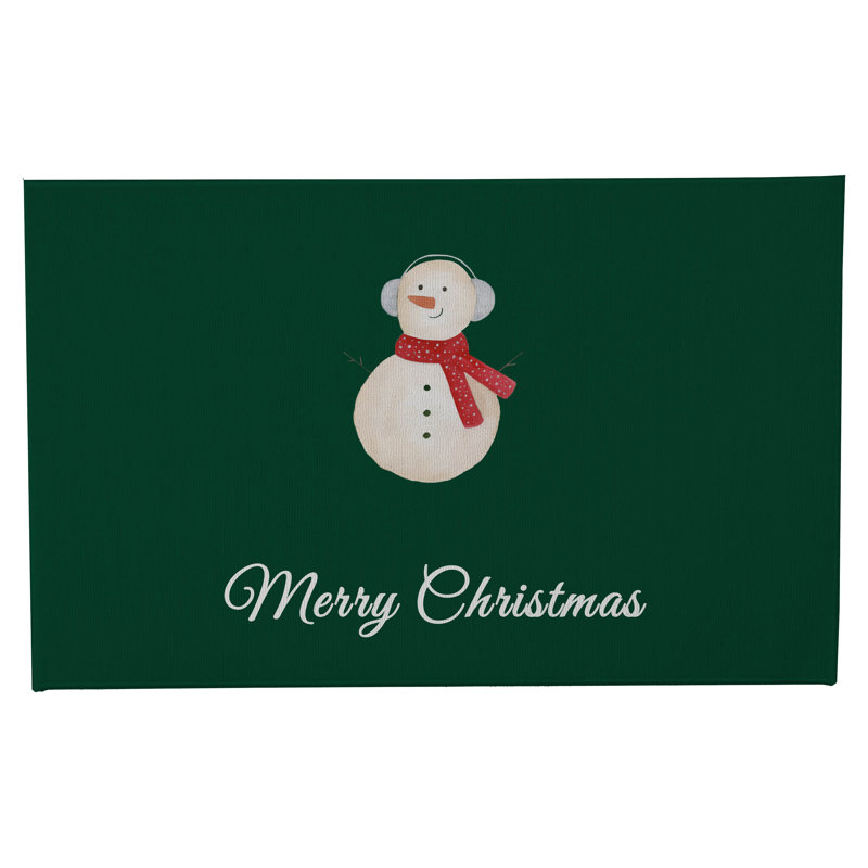 Paillasson Merry Christmas, Evergreen, L 17 po x L 24 po