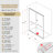 72" X 75" Shower Door Double Sliding Semi-Frameless With Brushed Gold & Nano Anti-Fog Easy-Clean Tempered Glass fro Bathroom-122040339