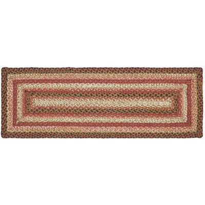 Birtwhistle Jute and Cotton Geometric Table Runner