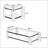 20 Inch Square End Table, Modern Stainless Steel End Table, Double-Layer Clear Tempered Glass Coffee Table, Side Table with Storage, for Living Room Home Office-1783280318