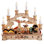 Kurt Adler 10.25-Inch Wooden LED Light-Up Musical/Motion Christmas Village