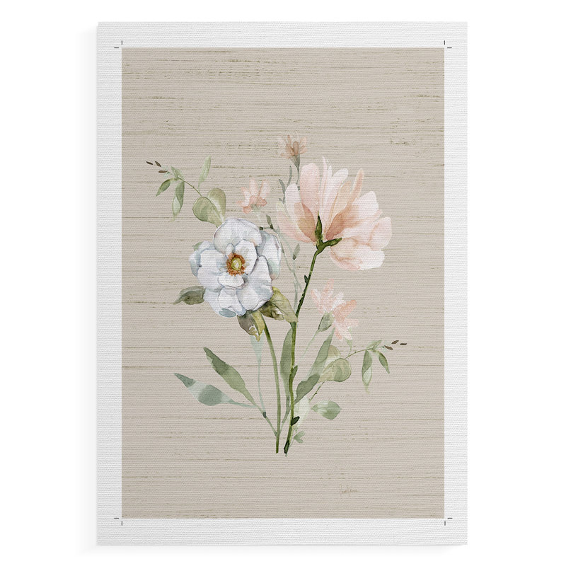 Organic Botanical II - Impression sur toile seulement - NON-CADRE, H 27 po x l 18 po