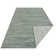 Machine Woven Green Indoor/Outdoor Rug