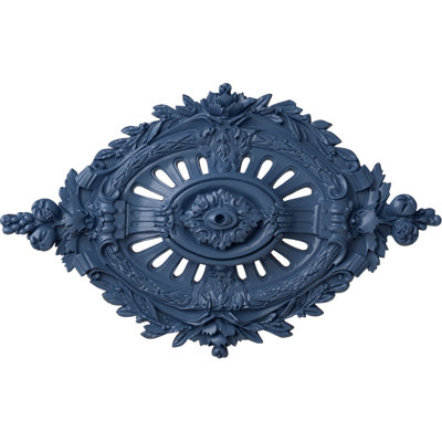 Endurathane Antonio Ceiling Medallion, 35 7/8"W x 22 1/2"H x 4 3/8"P, Hand-Painted Americana Finish