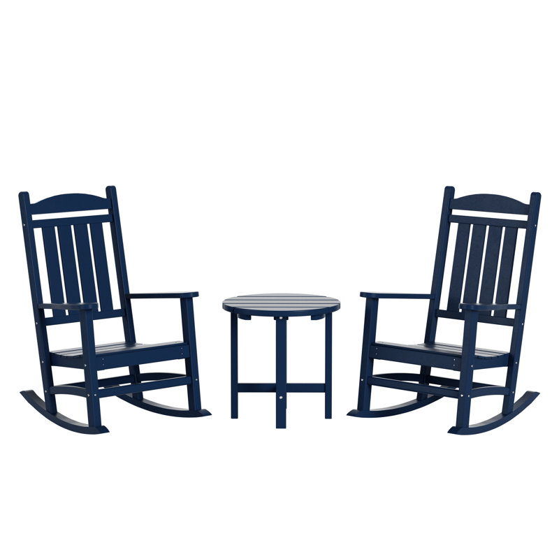 Laguna 2 - Person Patio Conversation Set, Navy Blue