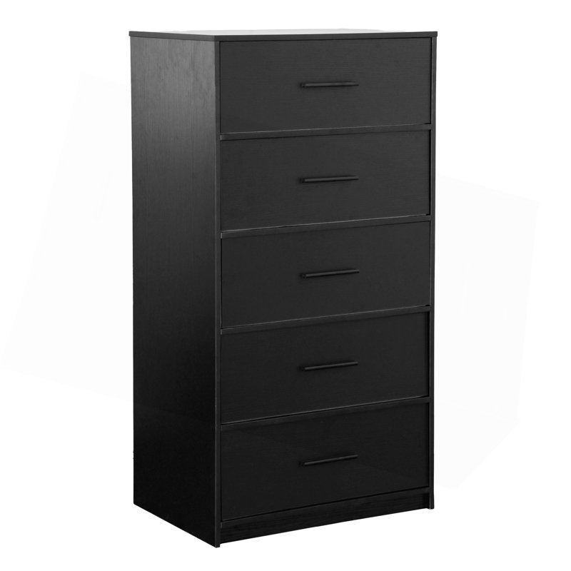 Commode avec grands tiroirs en tissu
