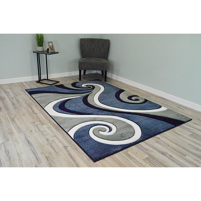 Adryn Performance Abstract Indoor Rug, Rectangle 7' x 10'